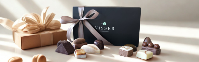 Doosje 500gram originals gemende bonbons van Visser chocolade