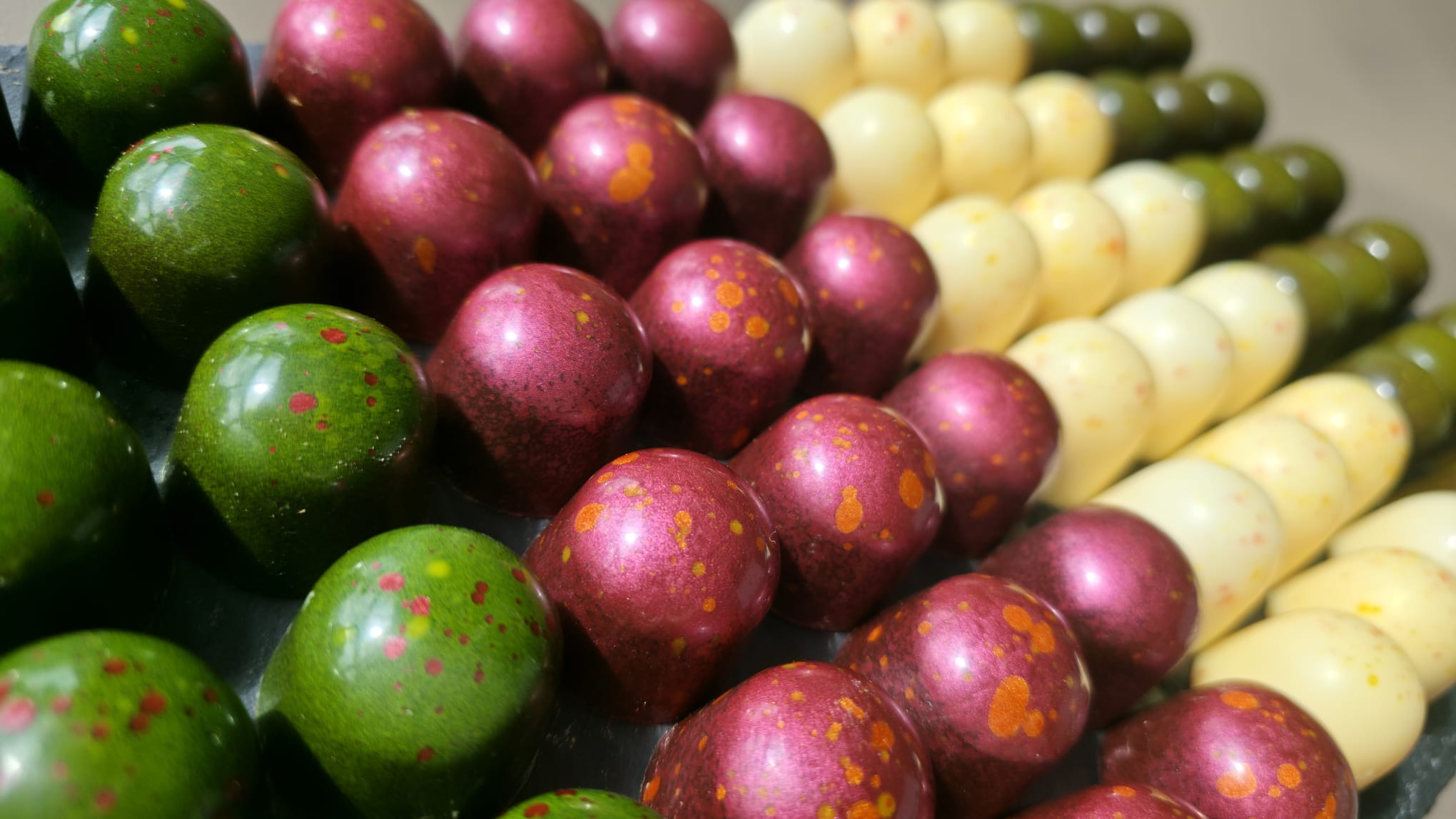 zomerbonbons Visser chocolade. Cocktail bonbons