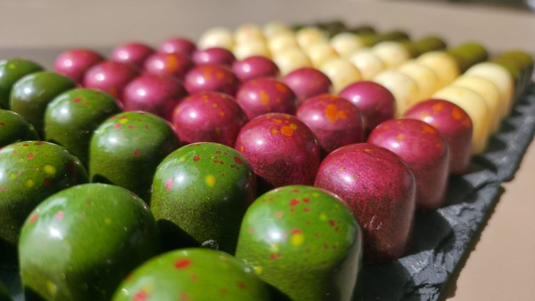 zomerbonbons Visser chocolade. Cocktail bonbons