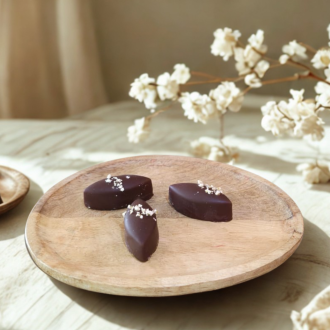 Calisson Almond Pistache Puur. Originals van Visser chocolade