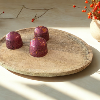 Zomer/cocktailbonbon visser chocolade