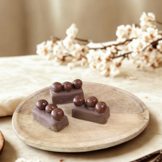 Mokkabalkje melk. Originals collectie van Visser chocolade