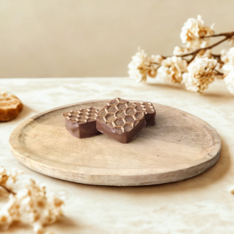 Original honing melk. Visser chocolade