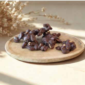 Pindarotsjes puur. Visser chocolade