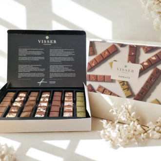 Giftbox Gonuts. Visser chocolade