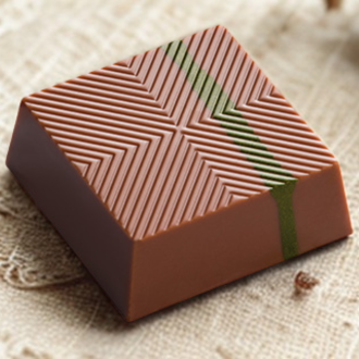 Dubai reep (25 gram). Visser chocolade