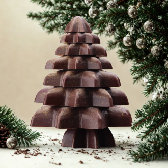 3D kerstboom Visser chocolade