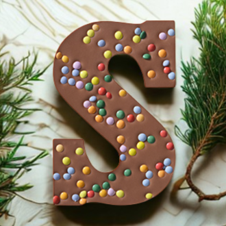 Smarties chocoladeletter S