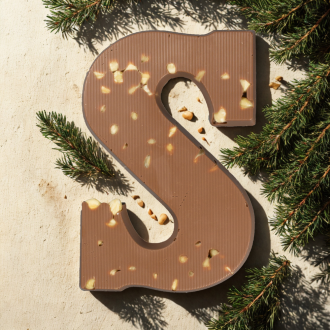 chocoladeletter hazelnoot melk, Visser chocolade