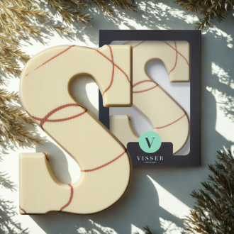 Chocoladeletter wit, Visser chocolade