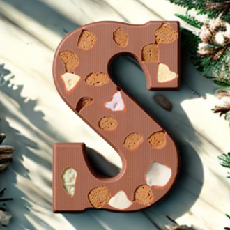Strooigoed chocoladeletter S  **LIMITED EDITION**