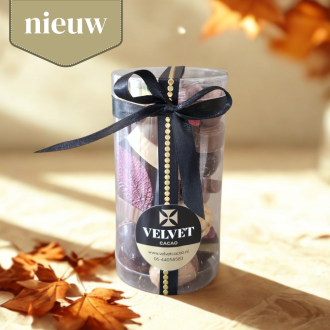 Koker herfstchocolade 250gram, Visser chocolade