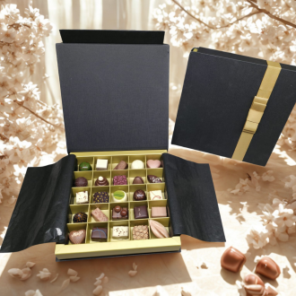 Flip-Flap box met 25 stuks Original bonbons van Visser chocolade